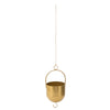 Sagebrook Home Metal 6" Hanging Planter, Gold