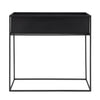 Sagebrook Home Metal 29X12 Rectangular Planter, Black