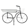 Sagebrook Home Metal 30``H Bike Planter, White Kd