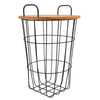 Sagebrook Home Metal 22``H Storage Basket, Brown