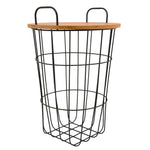 Sagebrook Home Metal 22``H Storage Basket, Brown