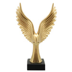 Sagebrook Home 16067-02 20" H Resin Eagle Table Accent, Gold
