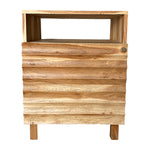Sagebrook Home 18356 24" Single Door Side Cabinet, Natural