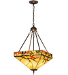 Meyda Lighting 163669 16"Sq Woodland Berries Inverted Pendant