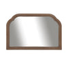 Sagebrook Home 16436 Wood, 36"x24" Half Mirror, Brown