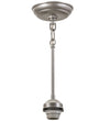 Meyda Lighting 165428 5"W Nickel 1 LT Pendant Hardware