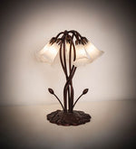 Meyda Lighting 16545 16.5"H White Pond Lily 5 LT Accent Lamp