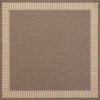 Couristan Recife Wicker Stitch 8'6" X 8'6" Square Indoor/Outdoor  Transitional Rug