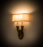 Meyda Lighting 169041 12"W Bancroft 2 LT Wall Sconce