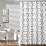 Lush Decor Bellagio Shower Curtain Gray