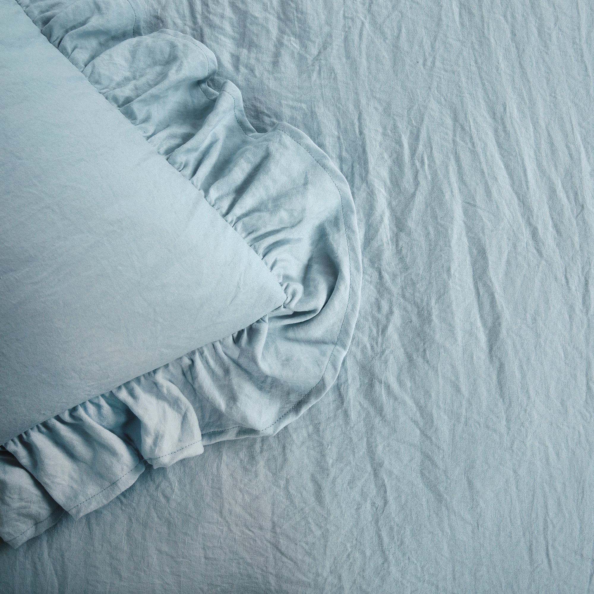 Lush Decor Reyna Ruffle Sheet Set - Queen - White