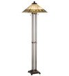 Meyda Lighting 17385 63"H Diamond Band Mission Floor Lamp