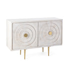 IMAX Worldwide Home Rotella Carved Wood Cabinet