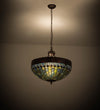 Meyda Lighting 181495 22"W Tiffany Candice Inverted Pendant