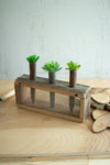 Kalalou NMCC1029 Three Repurposed Metal Ice Cream Mold Bud Vases