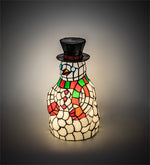 Meyda Lighting 18471 14" High Snowman Accent Lamp