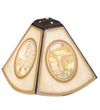 Meyda Lighting 18491 9" Square Lithophane Americana Lamp Shade