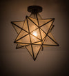 Meyda Lighting 186688 18" Wide Moravian Star Flushmount Pendant