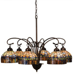 Meyda Lighting 18693 31"W Tiffany Candice 6 LT Chandelier