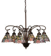 Meyda Lighting 18720 30"W Wisteria 6 LT Chandelier