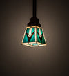 Meyda Lighting 187890 5"Sq Valencia Mission Mini Pendant