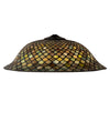 Meyda Lighting 18933 20" Wide Tiffany Fishscale Lamp Shade