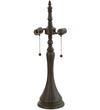 Meyda Lighting 19152 23"H Fluted 2 LT Table Lamp Base