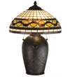 Meyda Lighting 19169 23"H Tiffany Acorn Table Lamp