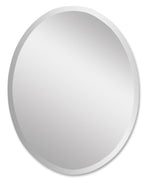 Uttermost 19590 B Frameless Large Oval Mirror