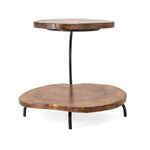 Imax Worldwide Home Preston Two Tier Teak Wood Tray