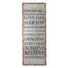 IMAX Worldwide Home Galvanized Inspirational Wall Art