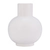 Sagebrook Home 17055-01 Ceramic, 8" Bulbous Vase, White