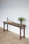 Kalalou NGN1189 Wooden Folding Console Table