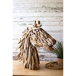 Kalalou CEPC1013 Driftwood Horsehead Table Sculpture