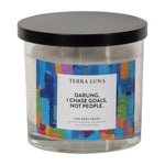Sagebrook Home 80232 4" 12 Oz I Chase Goals Lidded Candle