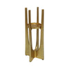 Sagebrook Home 18454-01 Metal, 12" Pillar Candle Holder, Gold