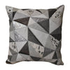 Sagebrook Home 60021-03 20X20" Leather, Geo Patch Decorative Pillow, Multi