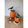 Kalalou NTM1266 Recycled Metal Pumpkins with Crows