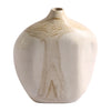 Sagebrook Home 19013 Wood, 9" Carved Teak Vase, Natural