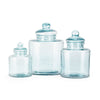 IMAX Worldwide Home Cyprus Glass Canisters - Set of 3