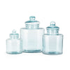 IMAX Worldwide Home Cyprus Glass Canisters - Set of 3
