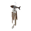 Sagebrook Home 18042-01 Wood, 26" Fish Windchime, Multi