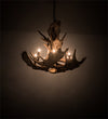 Meyda Lighting 200438 33" Wide Antlers Moose 10 Light Chandelier