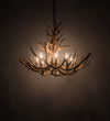 Meyda Lighting 200453 32" Wide Antlers Mule Deer 8 Light Chandelier