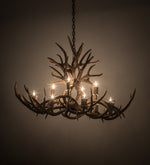 200459 45" Long Antlers Mule Deer 10 Light Chandelier Meyda Lighting 