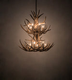 Meyda Lighting 200460 34" Wide Antlers Mule Deer 12 LT Chandelier