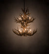 Meyda Lighting 200461 36" Wide Antlers Mule Deer 12 Light Chandelier