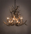 Meyda Lighting 200465 38" Wide Antlers Mule Deer 8 Light Chandelier