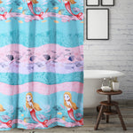 Greenland Home Mermaid Multi Shower Curtain, 72x72 Inches