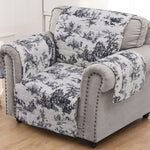 Greenland Home Classic Toile Black Arm Chair, 81x81 Inches